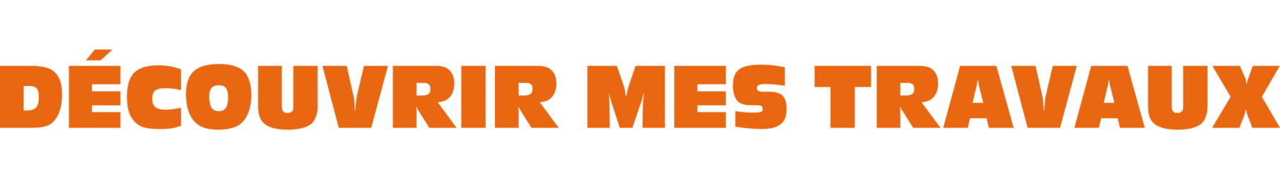 Découvrir mes travaux